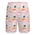 thumbnail image 6 of Naloa Cute Sushi (2) Men's Beach Shorts, Surfing shorts, Swim trunks, Quick Dry Swim Trunks for Surfing Beach Fun - Small, 6 of 9