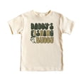 thumbnail image 4 of Daddy's Fishing Buddy Shirt for Youth and Toddler Boys Everyday Fishing Tee for Kids Natural Shirt 12 Months, 4 of 5