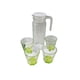 thumbnail image 1 of Jarra de cristal Tab & Kit 5 piezas Verde, 1 of 2