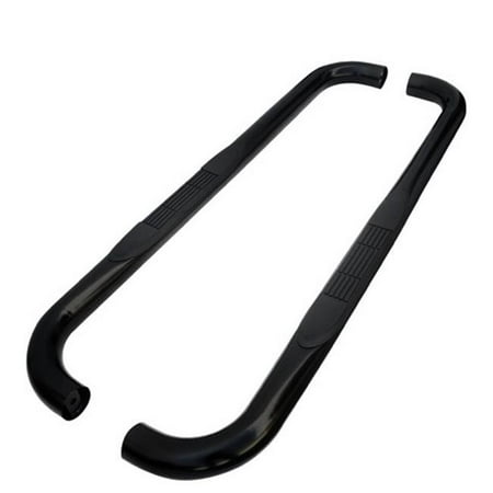 Spec-D Tuning SSB3-F15009RCBK-WB 3 in. Round Side Step Bar for 09 to 13 Ford F150, Black - Regular Cab - 5 x 18 x 65
