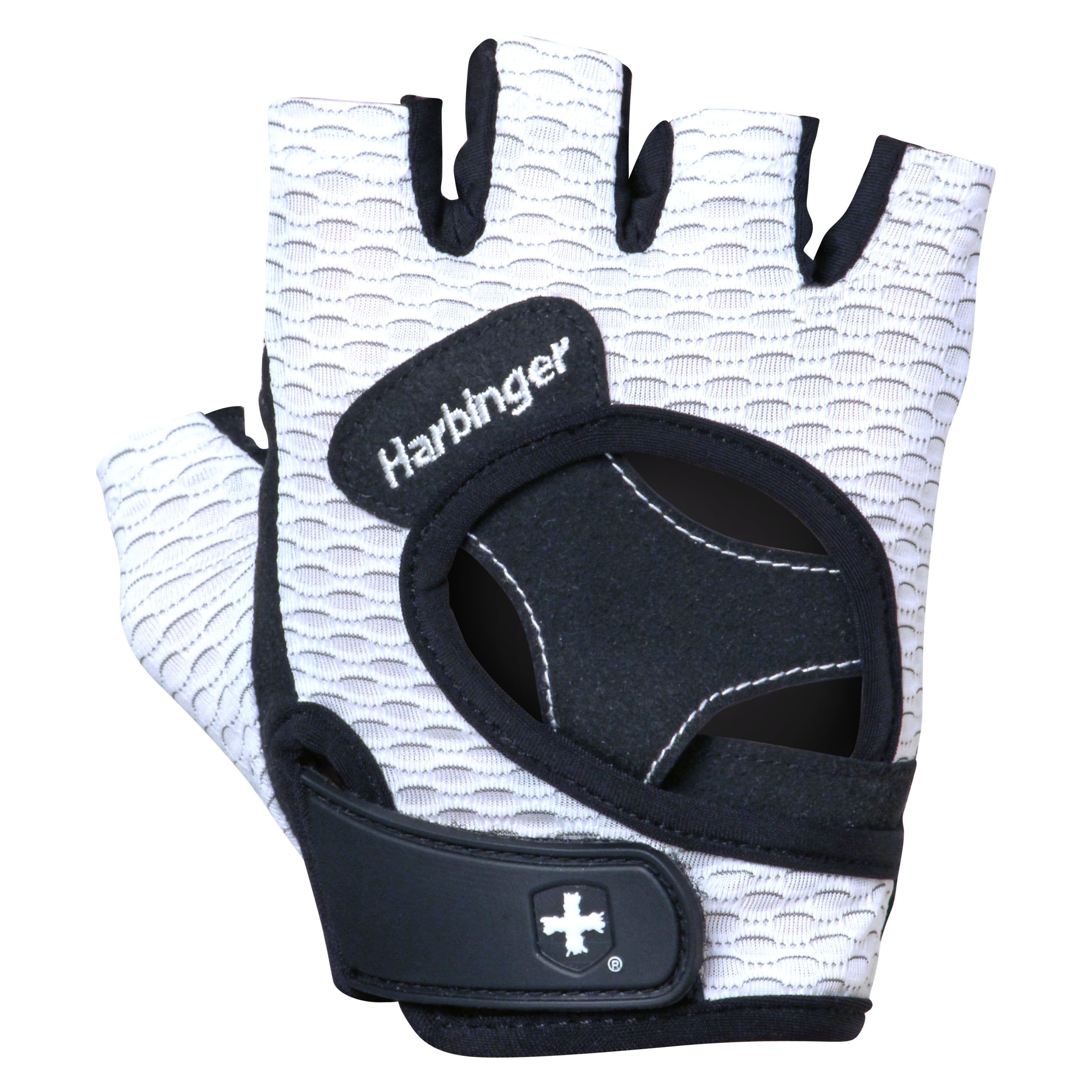 2017 Model Harbinger Womens Flexfit Wash and Dry Weightlifting Gloves with Padded Leather Palm Pair