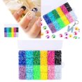 thumbnail image 3 of facefd 19200pcs 12-Color FlatBack Crystal Rhinestones Nail Rhinestones bulk kit 5mm Art Decoration DIY Craft, 3 of 9