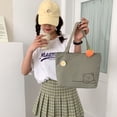thumbnail image 6 of Large capacity Kawaii Bunny Student Cosmetic Bag Girls Cartoon Handbag Women Canvas Bag Tote Bags Shoulder Bag PINK, 6 of 8