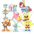 thumbnail image 3 of 8-Pack Spongebob Figures Spongebob Christmas Gifts, 3 of 5