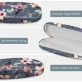 thumbnail image 4 of Fintie Hard Shell Eyeglasses Case Portable Protective Glasses Cover Eyeglass Holder Box with Cleaning Cloth for Men Women, Glittering Marble, 4 of 14