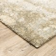 thumbnail image 4 of 4' x 5' Beige and Gold Abstract Power Loom Area Rug, 4 of 5