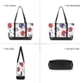 thumbnail image 6 of FORMRS Canvas Laptop Tote Bag for Women with 15.6" Computer Compartments Shoulder Handbag, Star Spangled Helmets, 6 of 7