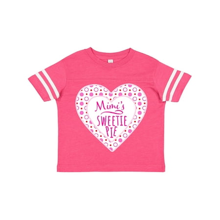 

Inktastic Mimi s Sweetie Pie with Pink Hearts Gift Toddler Boy or Toddler Girl T-Shirt