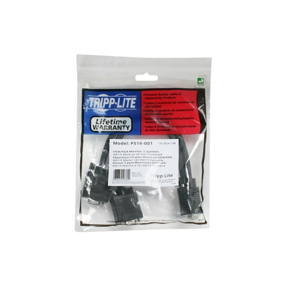 Tripp Lite P516-001 Monitor Y Splitter Cable