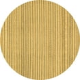 thumbnail image 1 of Ahgly Company Indoor Round Oriental Brown Modern Area Rugs, 5' Round, 1 of 4
