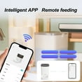 thumbnail image 4 of Smart Design Large Capacity Automatic Pet Feeder, Cat Feeder Pet Food Dispenser Smoother Food Delivery Small Pet Food Bowel with App Remote Control for Home, 4 of 7