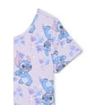 thumbnail image 3 of Stitch Girls Print Skater Dress with Short Sleeves, Sizes 4-12, 3 of 8