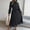 Black, variant on Women's Autumn And Winter Elegant Stand Collar Long Sleeve Waist Pleated Long Dress Dress Women Dresses Semi Formal Ladies Suit Two Piece Long Skirt Outfits for Women Bathing Suit Skirts Long Woman