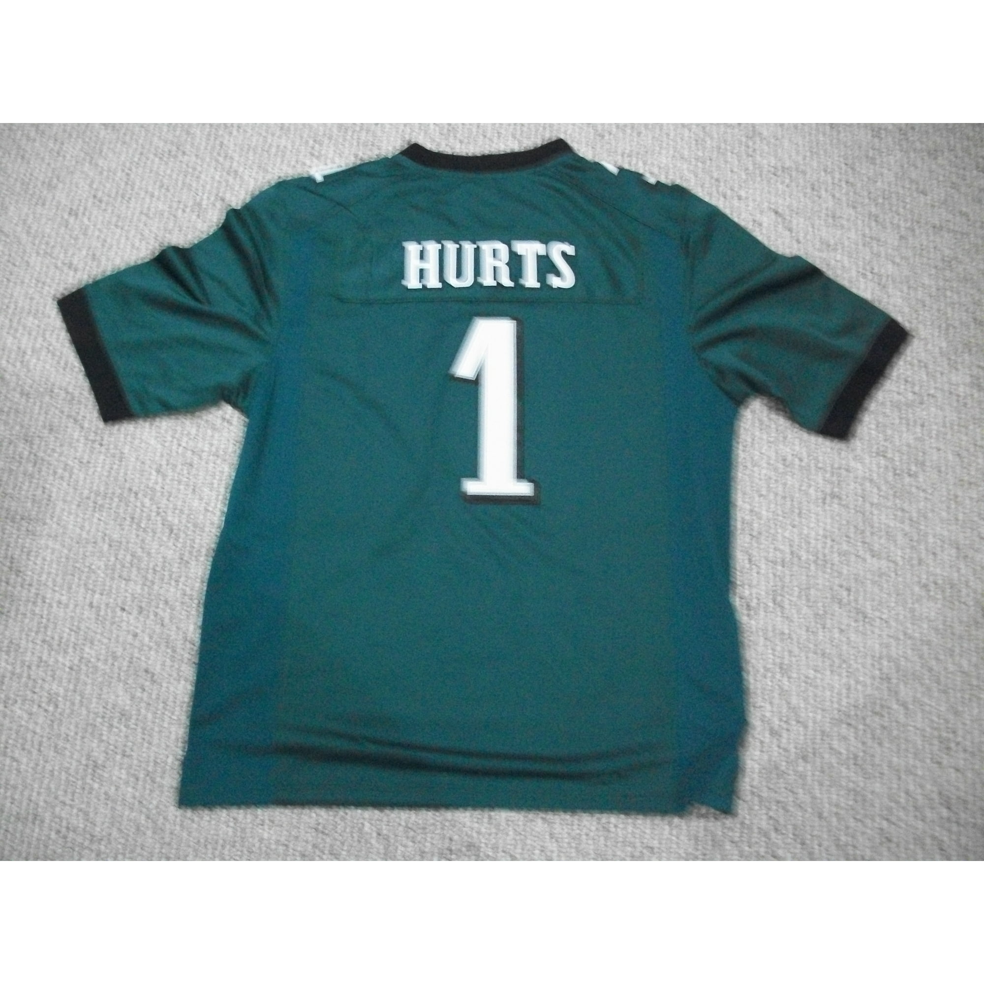 Unsigned Jalen Hurts Jersey #1 Philadelphia Current Style Green