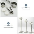thumbnail image 4 of Miangastore Ceiling Mount Heavy Duty Rod Bracket Silver 2Pcs 5.9X3.1X1.8In, 4 of 9