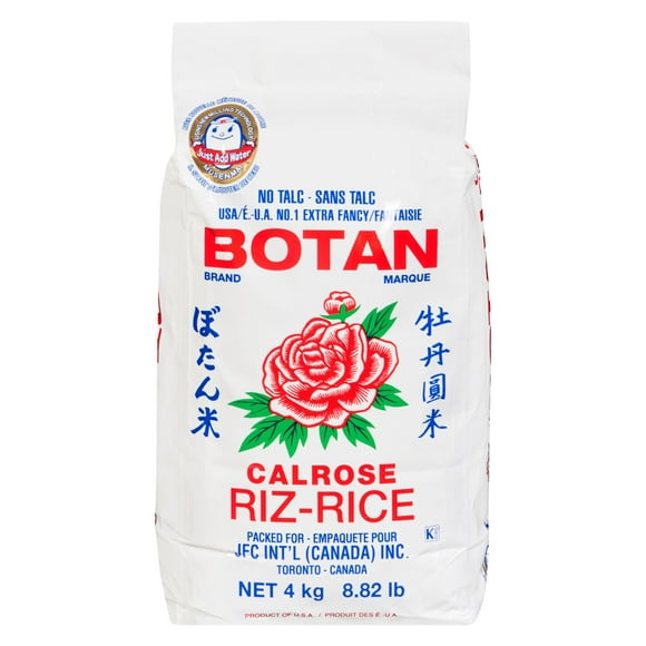 Botan Calrose Rice, Botan Calrose Rice 4 kg