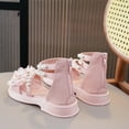 thumbnail image 5 of Otqutp Children Wedding Shoes Girls' Sandals Summer Soft Sole Shoes Fashion Girls' Pearl Flower Princess Shoes Baby Beach Shoes, 5 of 7