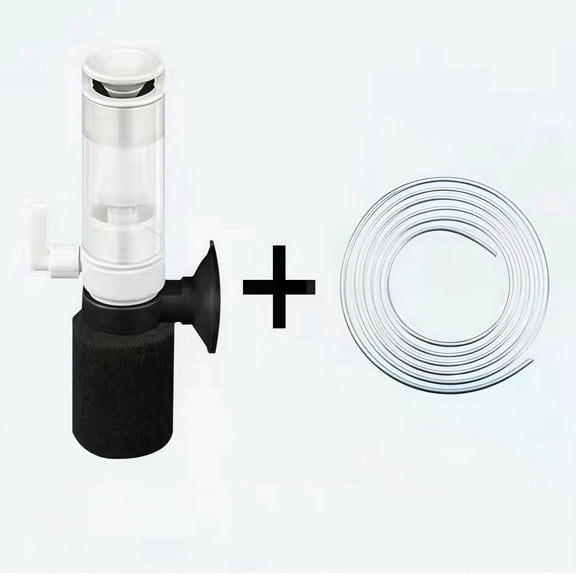 Wanfoou Mini Sponge Filter for Small Fish Tank, Ultra Quiet 3-in-1 Aquarium Filter with Air Pump - Submersible Foam Filter for 0.5-3 Gallon Tanks
