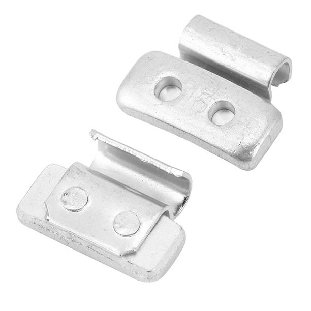 100-Pack Aluminium Alloy Clip-On Tire Wheel Balancing Weights – 10g / 0.35oz Each