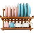 thumbnail image 3 of Collapsible 2 Tier Dish Rack Dish Drying Rack Foldable Plate  Holder for Kitchen Compact, 3 of 13