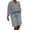 short sets 16#Grey, variant on WAYUTE Shorts Sets Women 2 Piece Outfits Casual Solid Color V Neck Loose Fit Top and Knee Length Belted Shorts Set Thin Breathable Streetwear