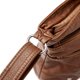 thumbnail image 3 of Bolso de mensajero de mujer de PU suave sólido Bolso de hombro con múltiples bolsillos (marrón), 3 of 9
