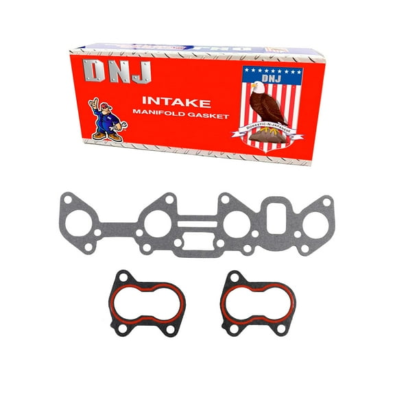 DNJ IG300 Intake Manifold Gasket Fits Cars & Trucks 86-97 Honda Isuzu 2.3L 2.6L L4 SOHC 8v