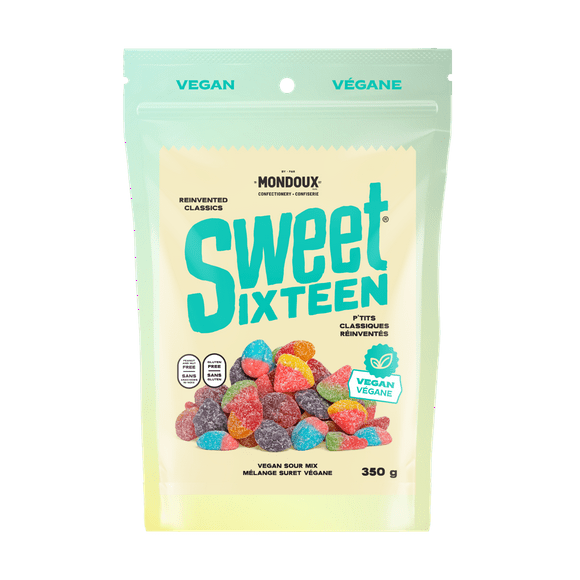 Sweet Sixteen Vegan Mix, Bag of 350g, Sweet Sixteen Vegan Candy - 350g format