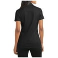 thumbnail image 3 of Yellow Rooster Womens Short Sleeve Dimension Polo Black XS, 3 of 4