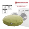thumbnail image 5 of Majestic Pet | Villa Velvet Round Pet Bed For Dogs, Removable Cover, Apple, Medium, 5 of 5