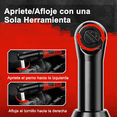 thumbnail image 3 of Llave De Impacto Inalámbrica Pistola Eléctrica 3/8 Malubero, Roja, 3 of 5