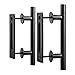 thumbnail image 3 of EaseLife 2 Pack 12" Sliding Barn Door Handles and Pulls, Rustic Double Sided Hardware Set, Heavy Duty, Matte Black Powder Coated Finish, Easy Install, 3 of 4