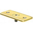 thumbnail image 2 of CRL HBFP1PB Polished Brass Optional Flat Hand Rail adaptor Plate for Hand Railing Bracket, 2 of 2
