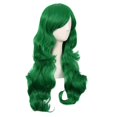 thumbnail image 2 of LinYooLi 28 Pouces/70 cm Perruque Synthétique Cheveux Longs Bouclés (Brun Blond Mélangé), 2 of 5