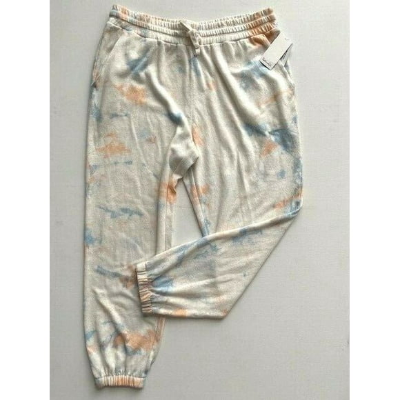 Splendid RS1A12X Tie Dye Jogger Pants Off White Multi ( S )