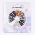 thumbnail image 3 of 1 box Brass Crimp Beads Tube Mixed color 1.5x1.5mm Hole: 1mm 275pcs/compartment 3300pcs/box, 3 of 3