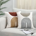 thumbnail image 2 of LALILO Geometric Tufted Throw Pillow Cover, Boho Modern Decorative Cushion Case, 18 x 18 Inches, 2 of 7