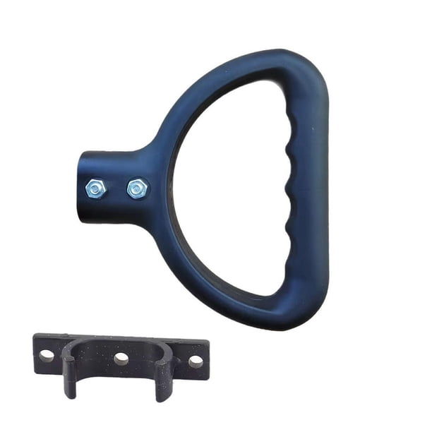 Reemplazo de manija de empuje para plegable, accesorios prácticos para manija de carrito, repuestos para de camping, carrito de compras de con clip ovalado