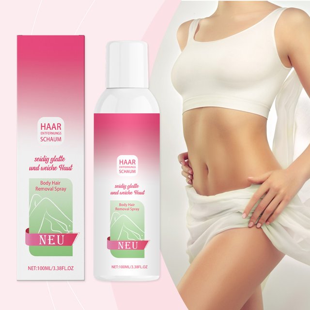 SIfdSeng Body Hair Removal Spray Gentle Formula Fast Hair Removal without Refreshing So That Even Sensitive Skin Can Easily Have Smooth Skin!(100Ml)