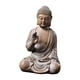 thumbnail image 5 of Antiguo chino estatuilla de Buda resina estatua artesanía escultura ornamento Semi Manual para escritorio coche Interior porche estantería , estilo b Soledad Estatua de Buda de resina, 5 of 10