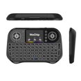 thumbnail image 1 of Wechip i10 Clavier Sans Fil 2.4GHz 7 Couleurs Rétroéclairé Mini Clavier avec Pavé Tactile Souris Télécommande Portable pour Android TV BOX TV Intelligente PC Notebook, 1 of 9