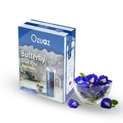 OZUAZ - Butterfly Pea Flower Herbal Tea (Blue Tea)- 2.11 Oz (200 Cups) |CAFFEINE FREE| Direct From Source - Plant-Based Tea |Natural Food Coloring, Iced Tea, Cocktails