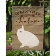 thumbnail image 3 of Hermelin Rabbit Welcome Garden Flag, 3 of 3