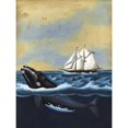 thumbnail image 3 of McCavitt, Naomi 12x14 Black Modern Framed Museum Art Print Titled - Whaling Stories II, 3 of 5