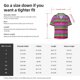 thumbnail image 5 of Balery Colorful Mexican Stripes Camisa Casual de Manga Corta con Botones para Hombre, Texturizada, Estilo Cubano, para Playa, Verano-Large, 5 of 5