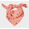 thumbnail image 3 of Bimba Orange Ranunculus & Stork Bird Printed Pure Silk Scarf Neck Wrap Summer Hair Bandanas For Women 40 x 80 Inches, 3 of 6