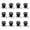 12 Pieces, variant on 2 Pieces Pan Lid Handle Replacement Pot Knob Cap Accessory Ergonomic Grip for Cookware Lids with 6 to 10mm Holes
