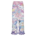 thumbnail image 4 of Hello Kitty Women Pajama Pants Comfy Pj Bottoms Soft Printed Lounge Pant with Pockets, 4 of 7
