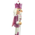 thumbnail image 3 of 15" Pink Nutcracker Decoration with Staff – Hand painted wood Decoration Classic Style with Modern Design for Collectors or Gifting, 3 of 3