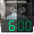 thumbnail image 6 of Summerkimy Digital Alarm Clock LED Travel Alarm Clocks with Snooze Button Brightness Adjustable, 6 of 10